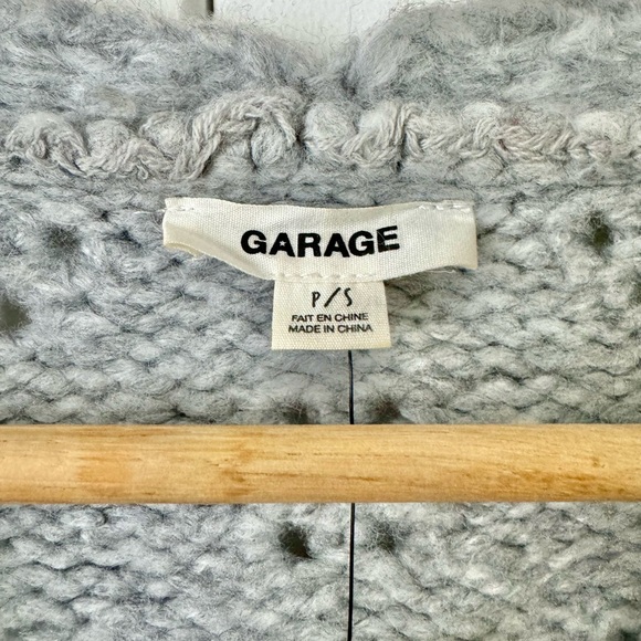 GARAGE Pointelle Knit Cardigan - Picture 2 of 5